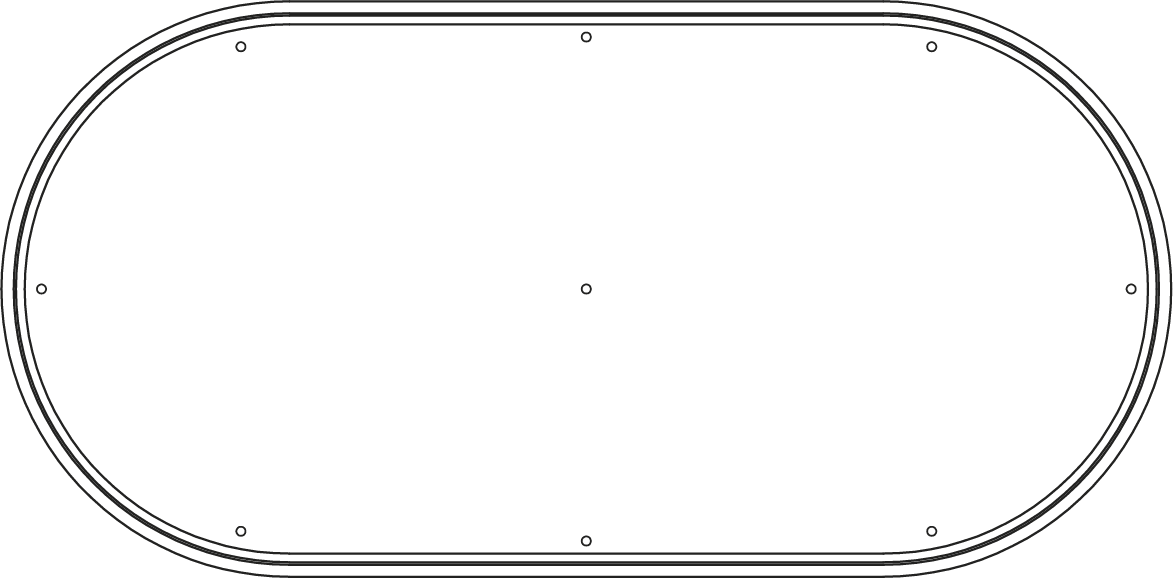 Dimensions du refuge TI-2000