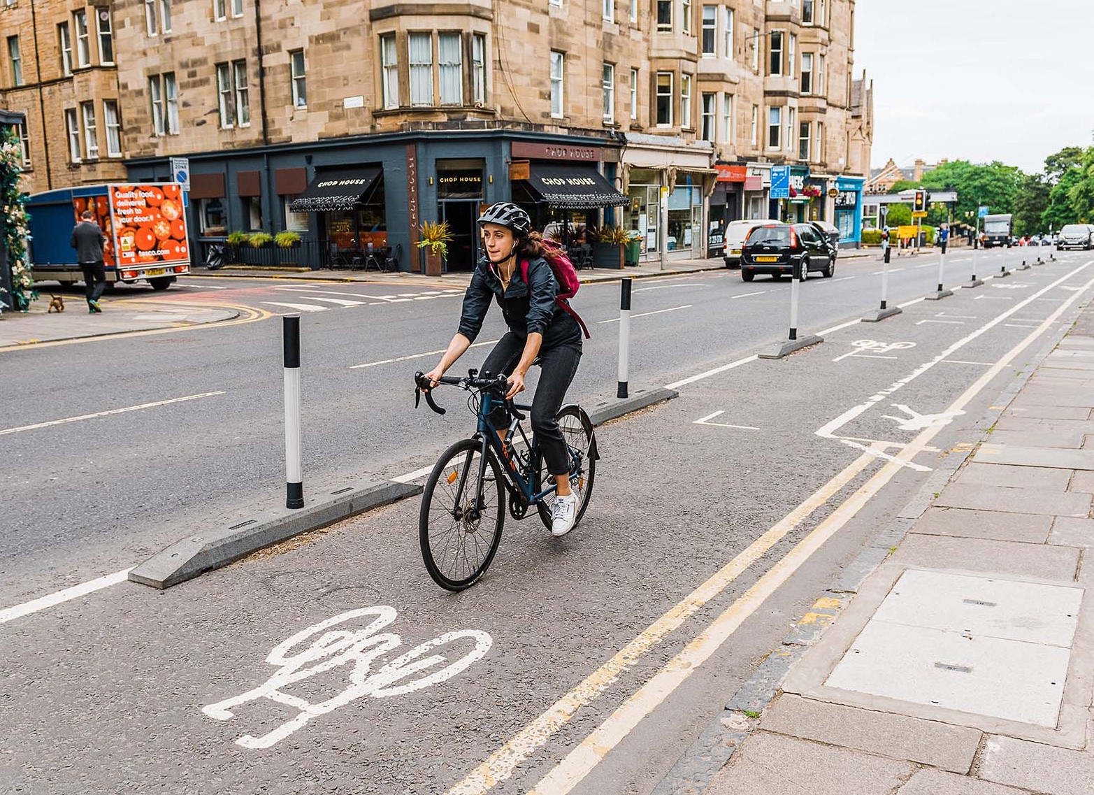 Les défenseurs des pistes cyclables du NCLD sont installés à Édimbourg