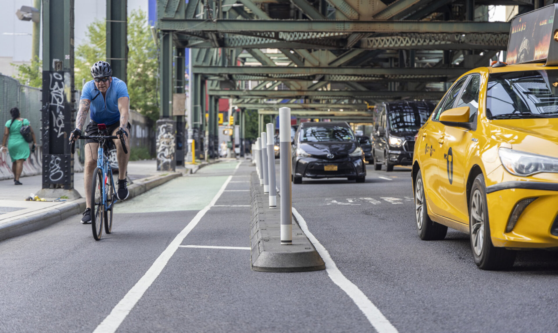 Protection des cycles de la ville de New York